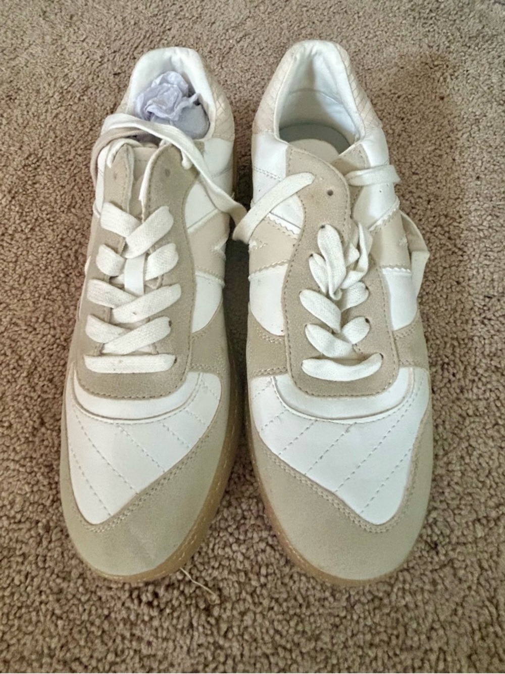 Women's MIA casual sneaker; white/cream; size 8 NWOT - Picture 1 of 6